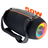 Kisonli K8 50W(30W*1+10W*2) BT/USB/TF/AUX/TWS/RGB/EQ Deep Bass Subwoofer Large Speaker